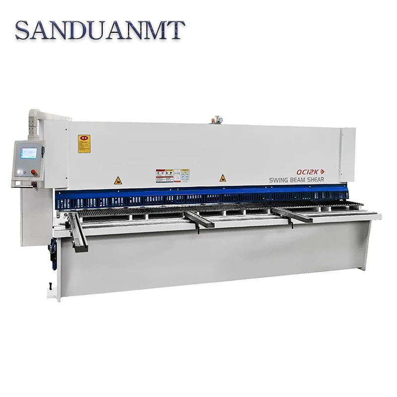 Low price qc11k-16x4000 sheet metal shear plate hydraulic CNC shear for sale Sales of plate shearing machine manufacturers