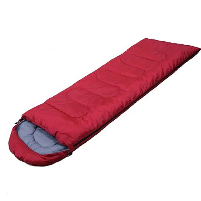 Comfort Cotton Fibre Sleeping Bag Custom Logo Waterproof with Hood For Camping Travel Nap Outdoor