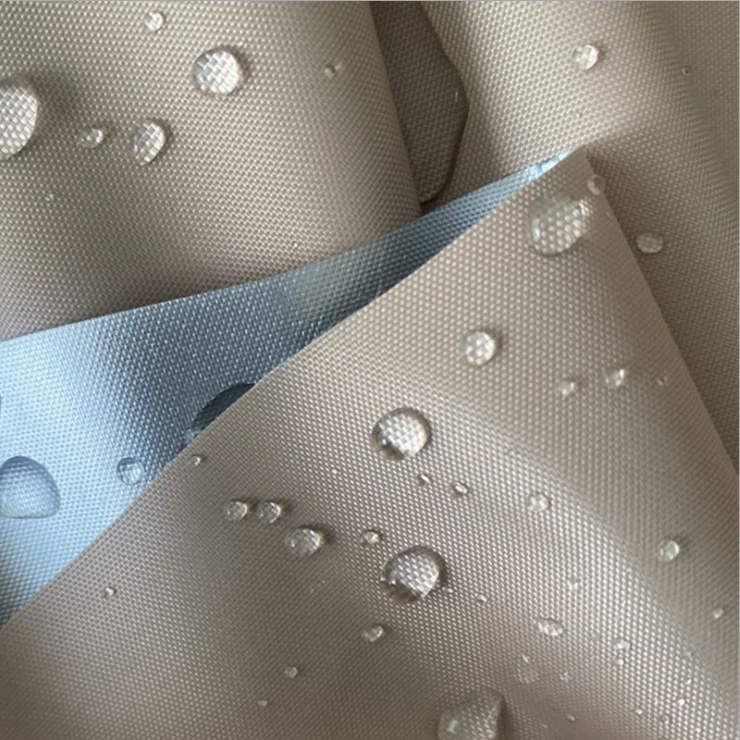 Factory price 600D strong waterproof PU coating Office curtain oxford fabric