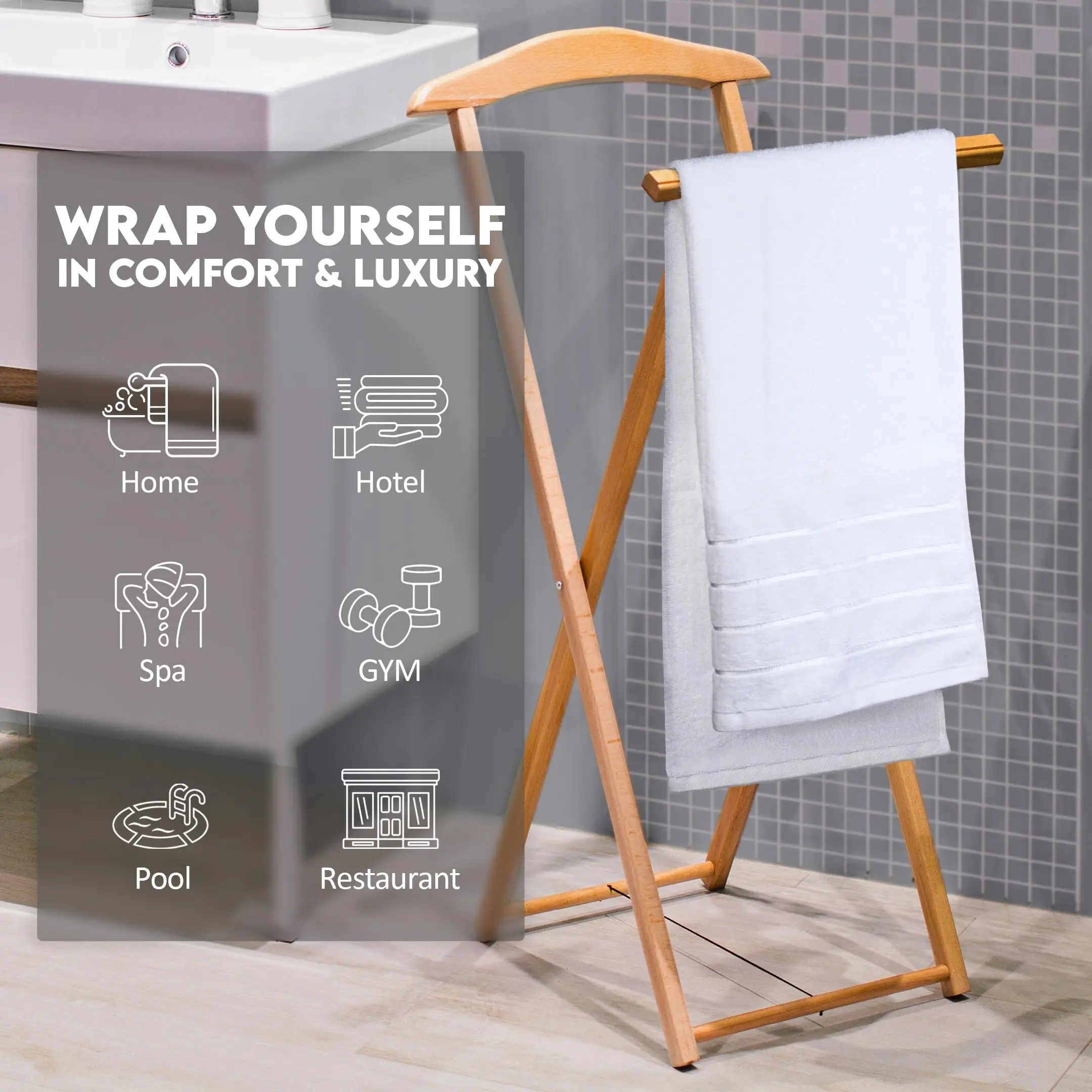 Luxury 100% cotton toalhas de banho soft absorbent serviette de bain lightweight hotel bath towel