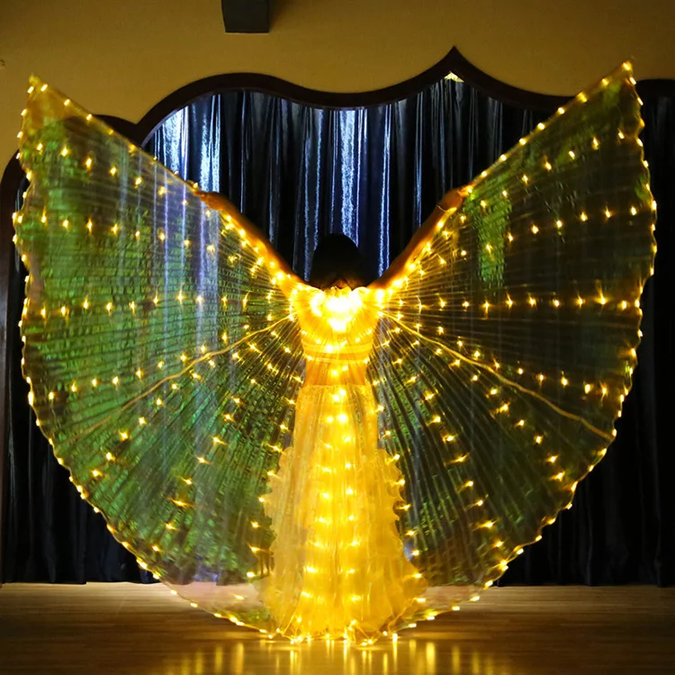 
Fantasy Belly Dance Performance Latin Dance Color Wing Costume 