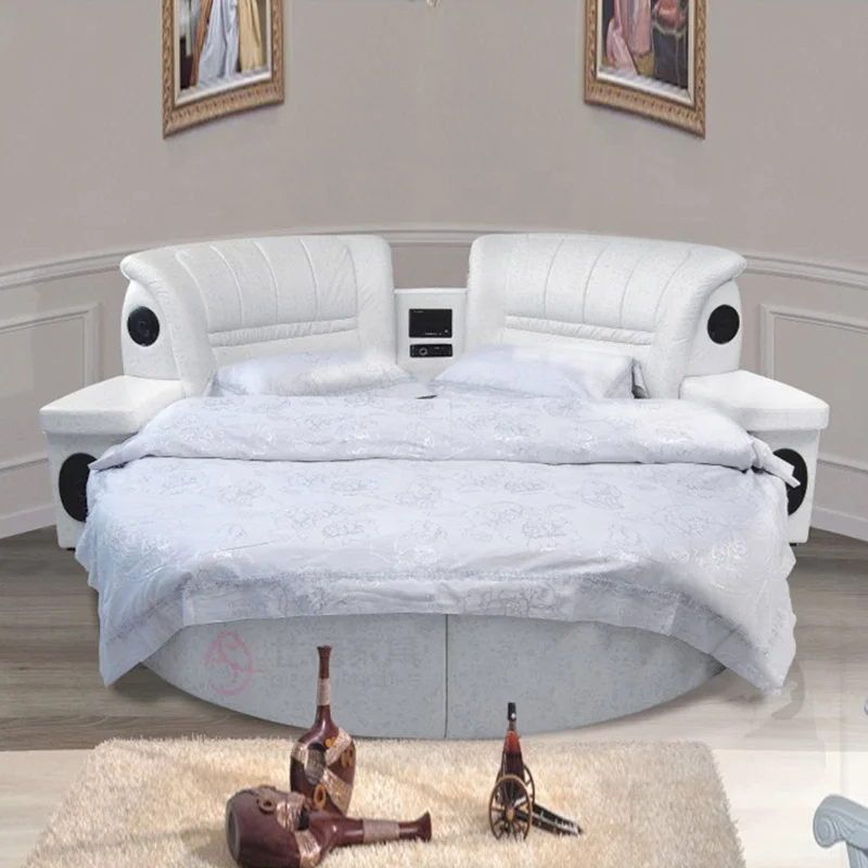 2020 Hotel New Design Princess Big Round Bed for Sale