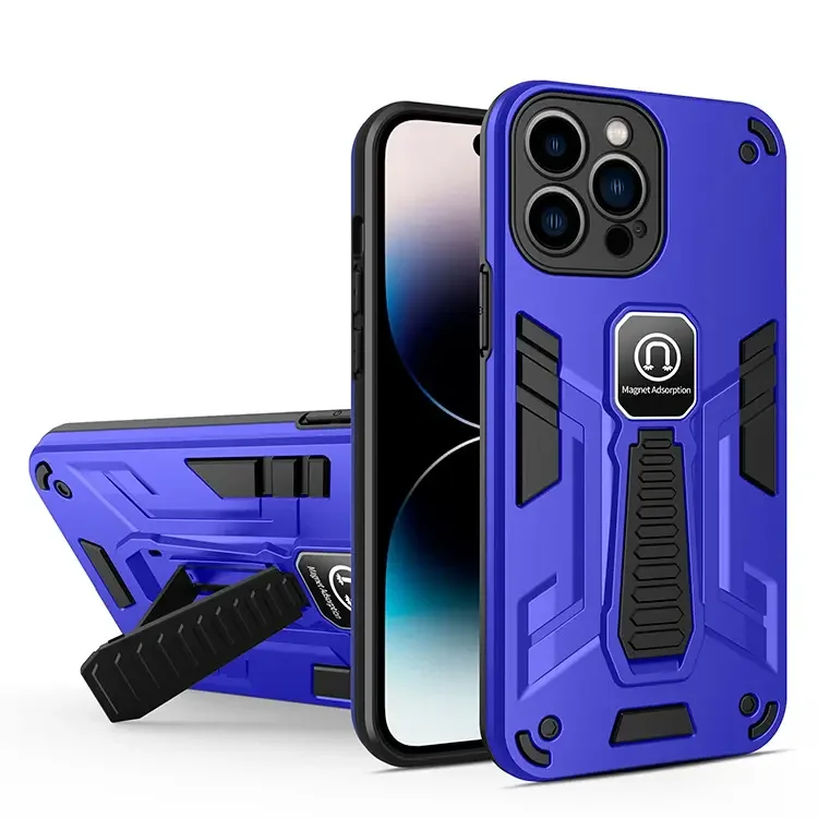 New Popular for Samsung Galaxy A26 cover with stand luxury design tpu+pc kickstand shockproof mobile phone case