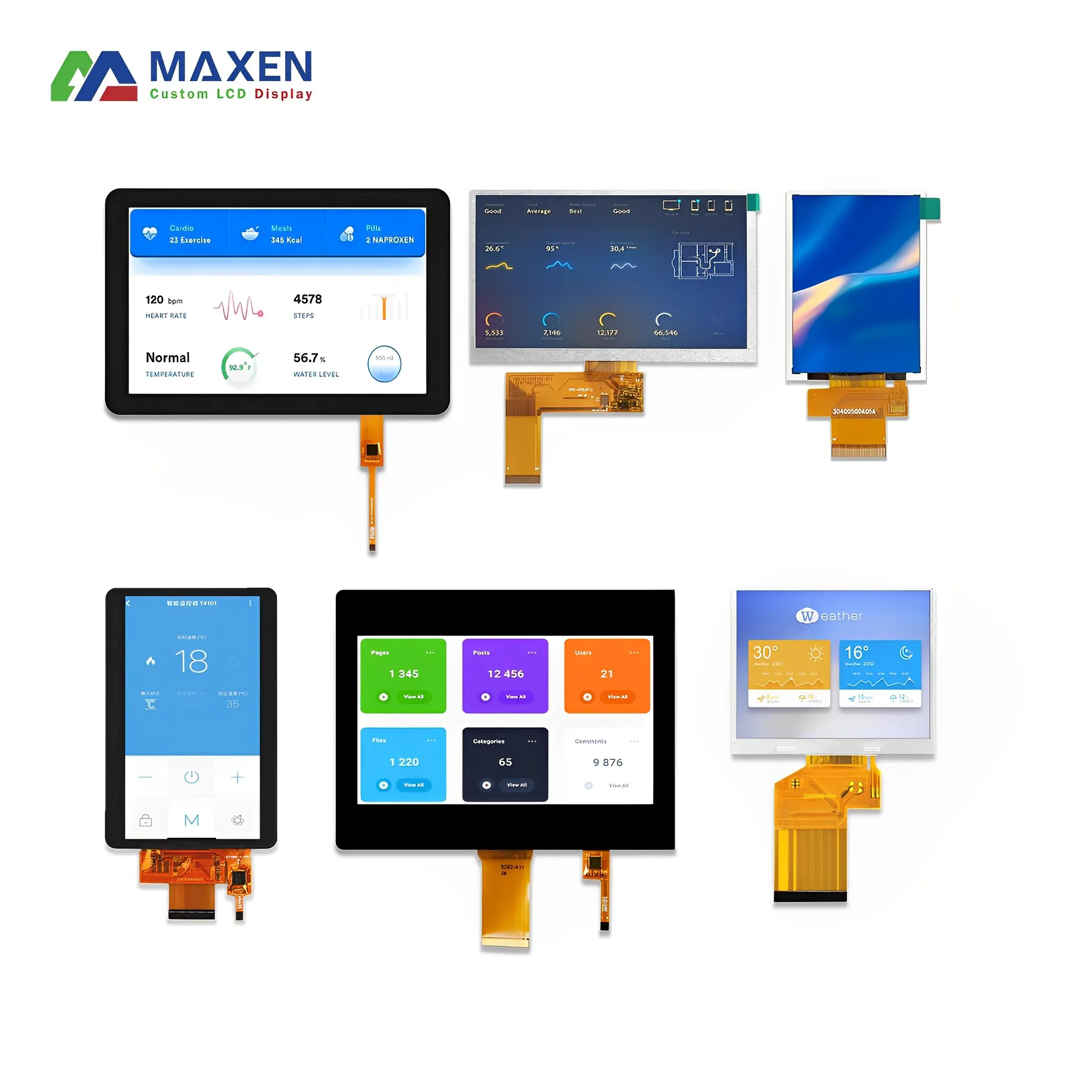 Customized Interface 2.4 2.8 3 3.5 4 4.3 5 5.5 7 8 9 10 10.1 10.4 12.1 15 17 19 23.8 24 Inch Touch Screen TFT LCD Display Module