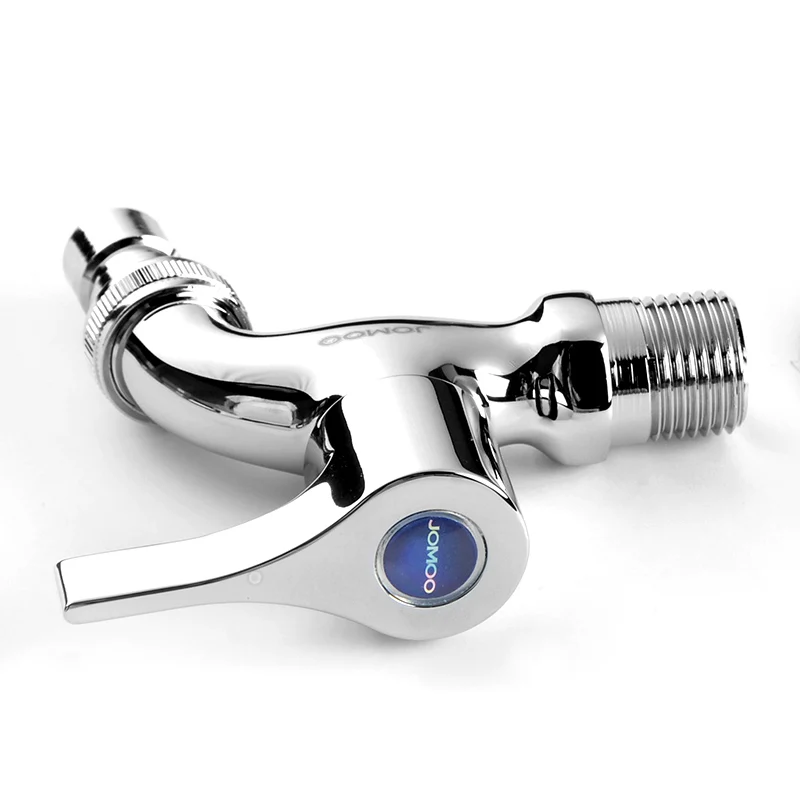 JOMOO Washing Machine Faucet Taps Wall Mounted Quick-open Chrome Single Handle Bathroom Taps