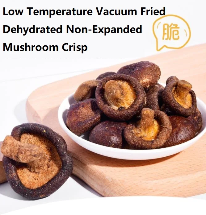Different Flavors Dried Crunchy Mushroom Salt Pepper / Black Truffle /original Vacuum Fried Crispy