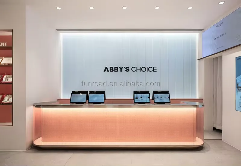 Luxury Perfume Shop Fittings Makeup Store Fixture Perfume Display Showcase Perfume Storage Cabinet For Beauty Store Design