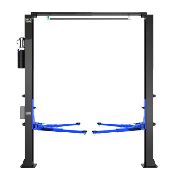 Best sale 4 ton Clear Floor  two post gantry car lift electric unlock release CE guaranteed