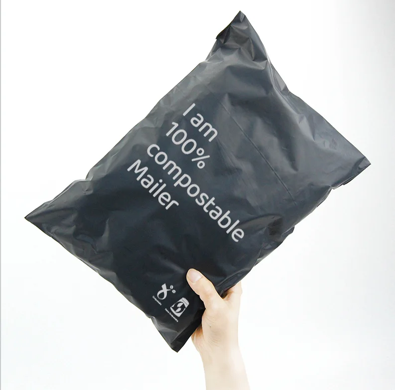 Экологичные пластиковые конверты с двойной перфорацией, водонепроницаемые и устойчивые к разрыву конверты для доставки, курьерские почтовые пакеты