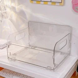 Складная коробка для хранения косметики, новый стиль 2022, ящик для хранения косметики, настольный органайзер для хранения мелочей для дома