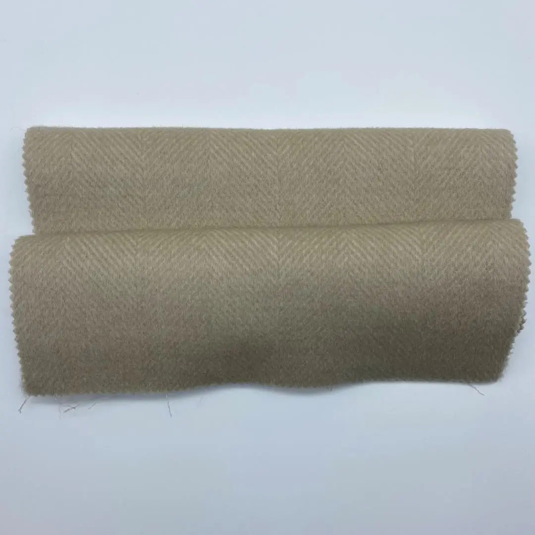 Fabric wholesale 100% wool Double sided print textile fabric for Coat clothing blanket cushion