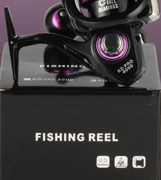 JETSHARK Max Drag 10KG Cheap Metal Fishing Reel 1 Ball Bearings5.0:1 4.7:1 Gear KD1000-6000 Spinning Reel