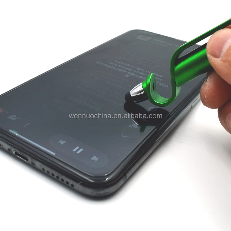 soft touch screen hand writing stylus pen and phone holder for iPhone android