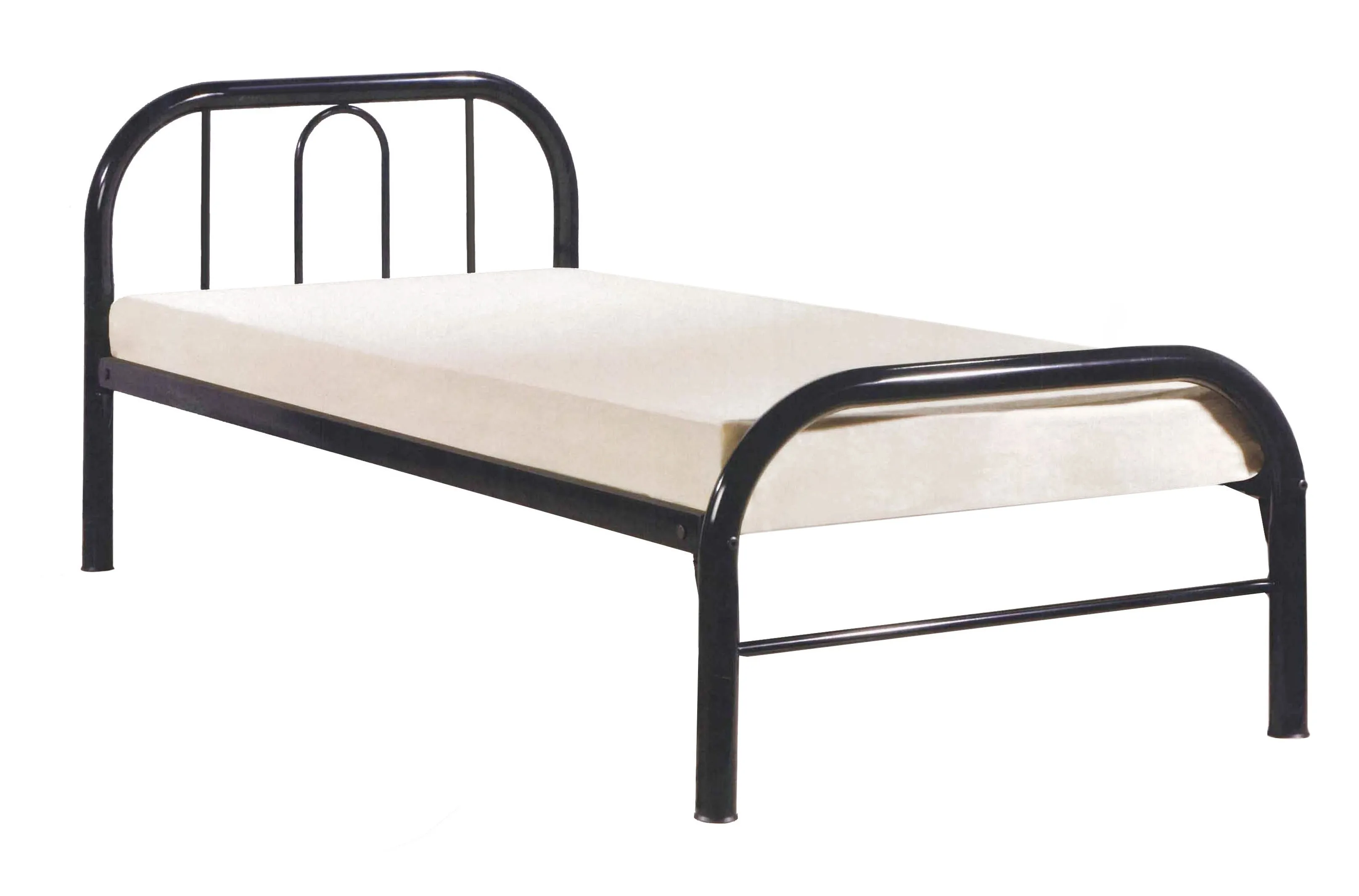 Chinese factory direct selling Single steel Bed for school hospital home