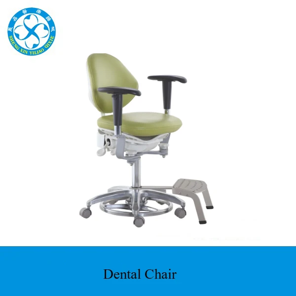Luxury Backrest Seat Adjustment Ergonomic Microscope Dynamic Stool Foot Controlled Chair For Dentist