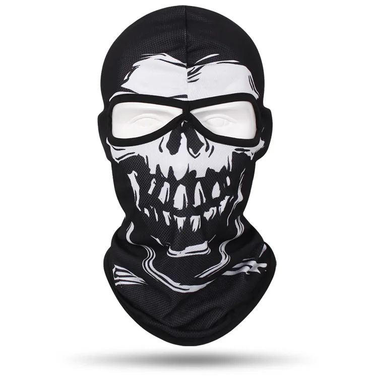 Custom Unisex Ski Mask Balaclava One Hole Mask Motorcycle Fishing Bike Cycling Hiking Skiing Cosplay Halloween Ghosts Balaclava
