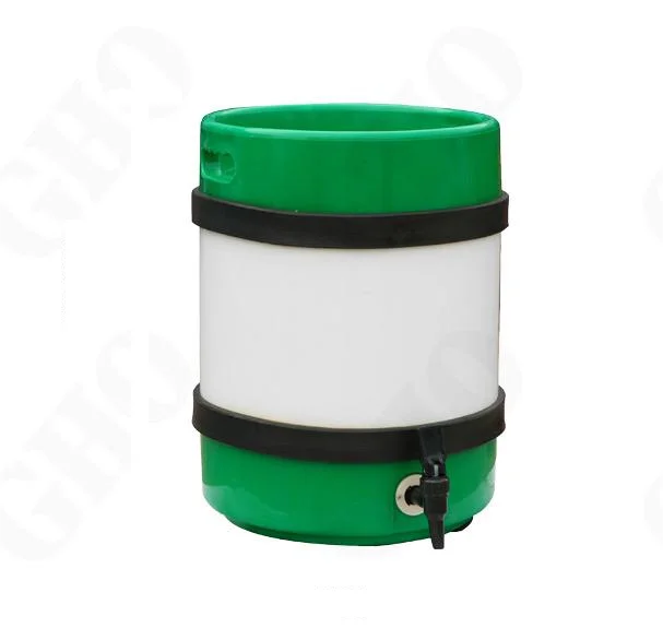25L thermo keg, Barrel Type and Plastic green and white plastic drums