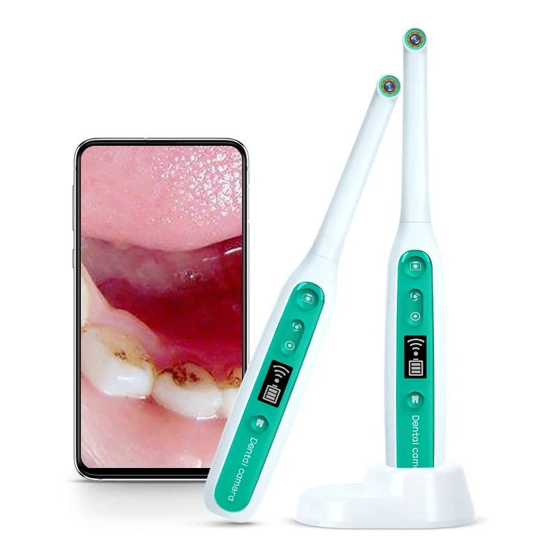 401B Wireless Mini Intraoral Endoscope Pet Dental Mirror Oral Camera WIFI Intra Oral Camera for Dogs with Type C Charging Port