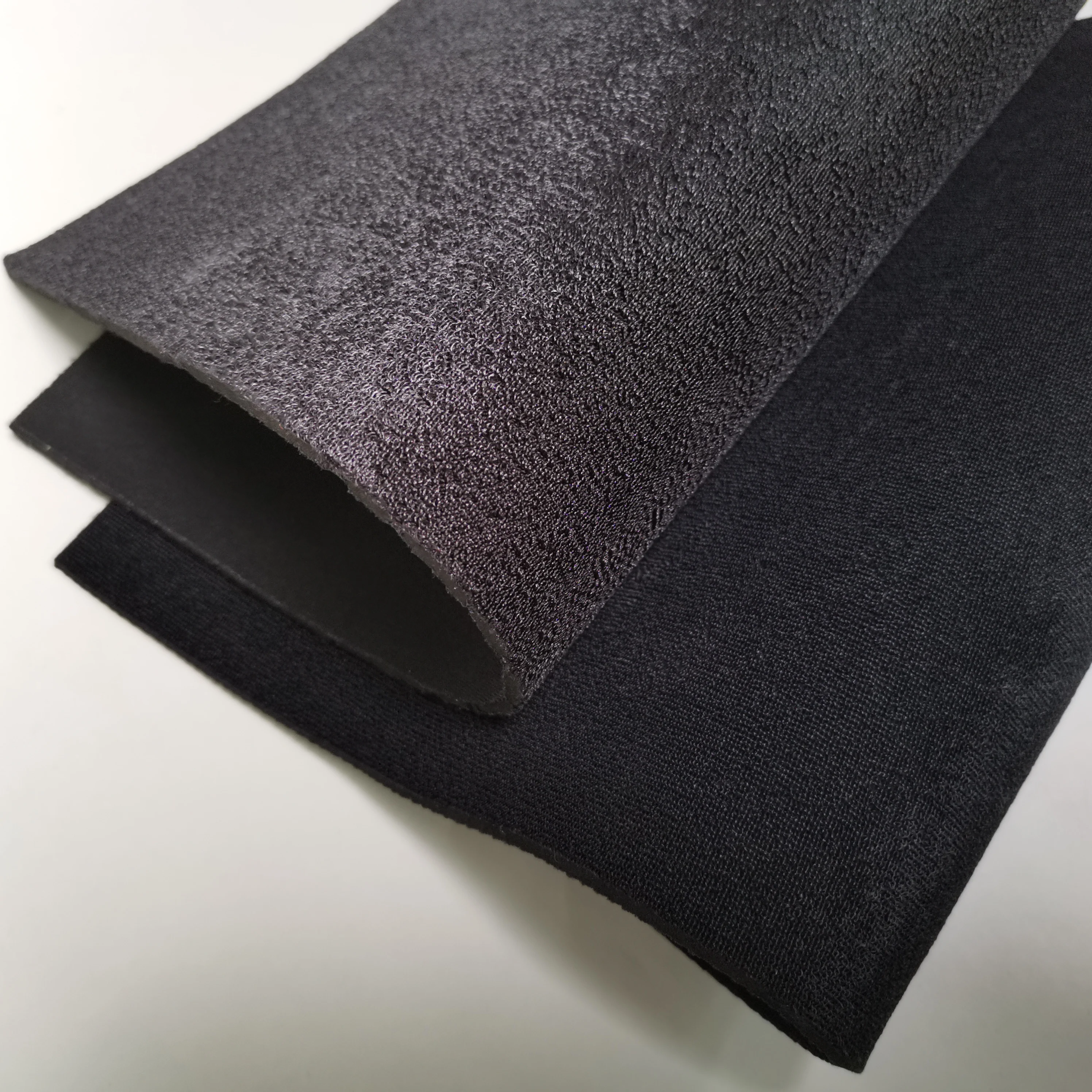 China SBR Soft Hook and Loop Embossed Neoprene Fabric With Neoprene OK Fabric