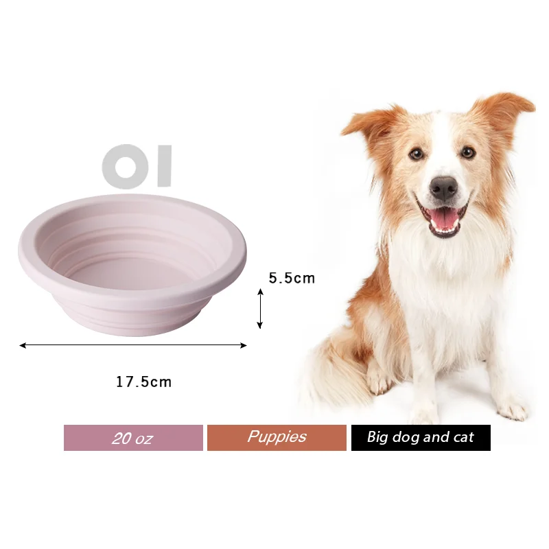 2024 New Arrival Dog Bowl 30 Oz Stainless Steel Pet Feeding Bowl, Durable Non-Skid Insulated with Rubber Bottom
