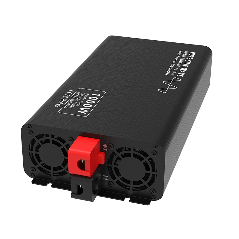 DC 12 Вольт 24 в AC 110 вольт 220 ЖК 1000 ватт 1 кВт 2000 2 немодулированный синусоидальный инвертор солнечной