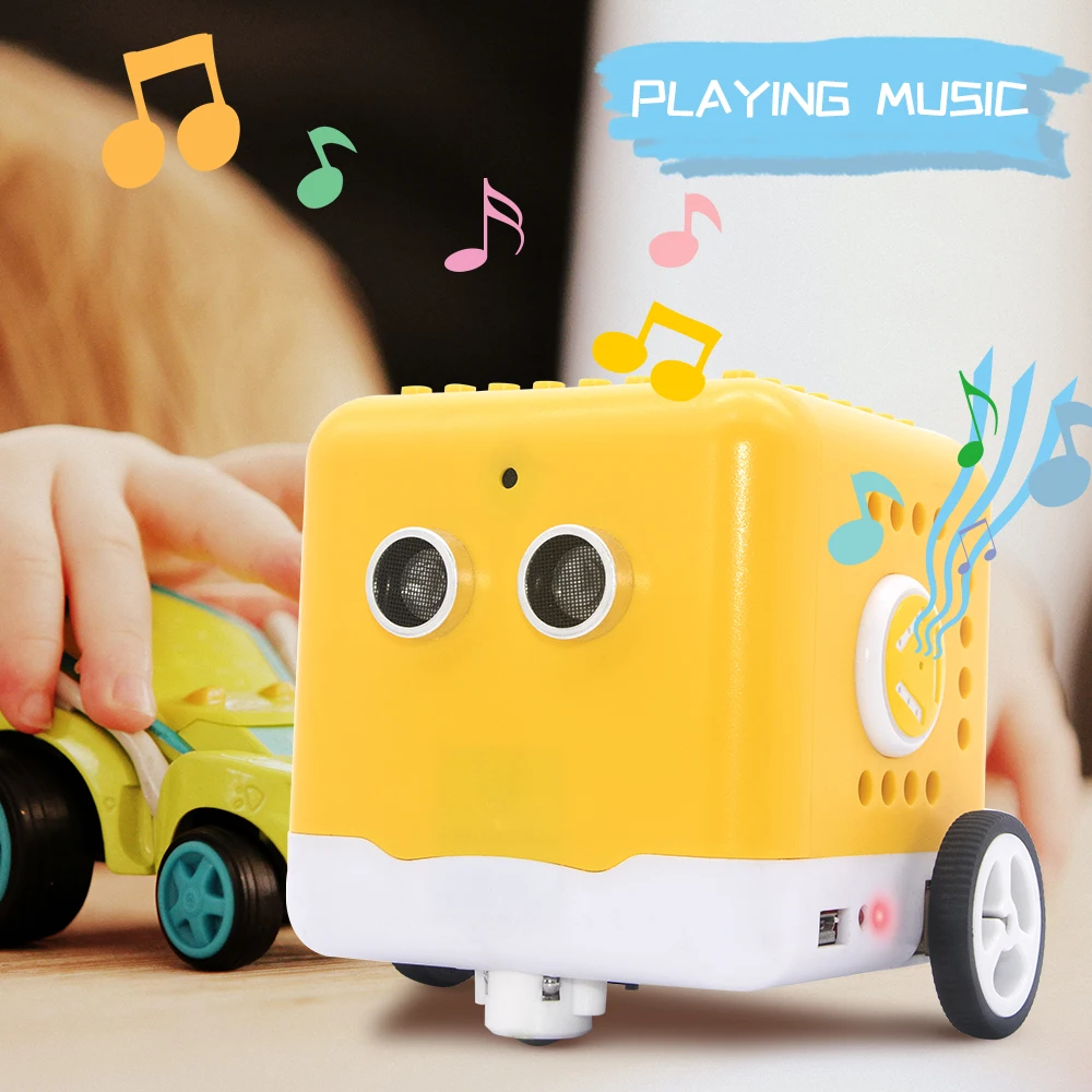  Многофункциональный программируемый робот-автомобиль Kidsbits для самостоятельной сборки Обучающий Arduino 7 +