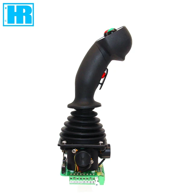 SJ100 joystick controller for operator controls on a wide range of off-highway vehicles, including cranes, loaders, excavators,