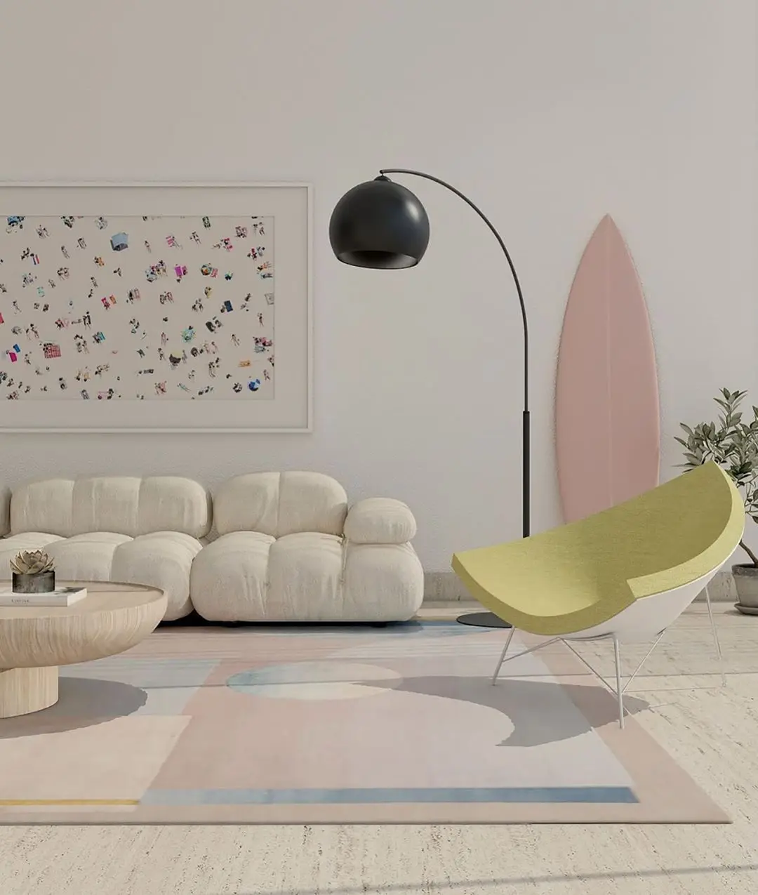 
velvet Bellini Camaleonda 3 seater sofa upholstery 