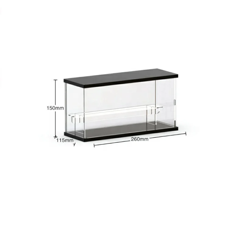 Clear Acrylic for Versatile Collectibles Display Dust proof Showcase for Home Storage Organizing Toys