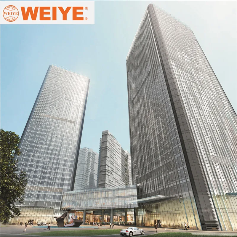 
factory provide design details for invisible glass aluminum curtain wall of cost square meter 