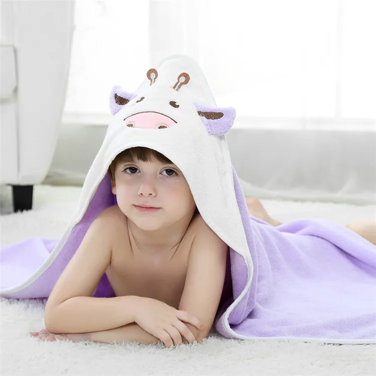 
Good Style 100% cotton wholesale magic print beach terry baby bathrobe 