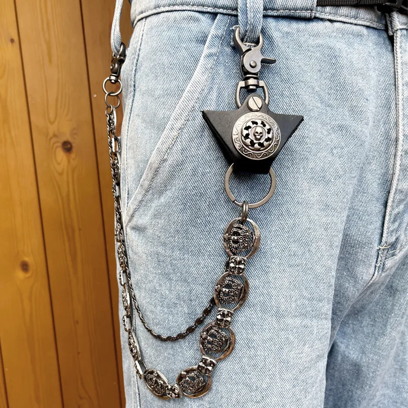 Punk Chain On The Jeans Pants Women Keychains for Men Unisex Egirl eBoy Harajuku Clothing Aesthetic Accessories