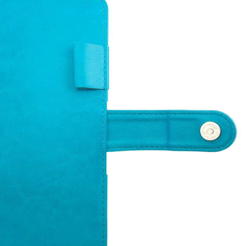 Modernqiu Custom A6 Leather Organizer Hardcover Notebook Diary 6 Ring Binder  Closed Magnets School Use Perfect Gift