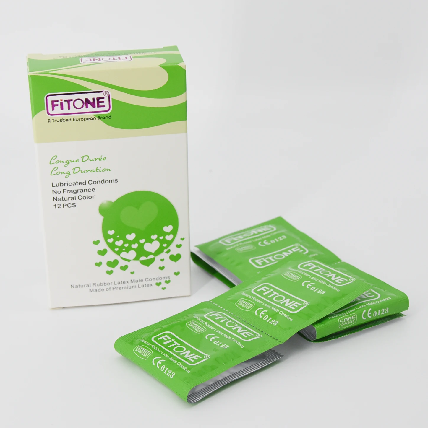 Fitone презервативы из латекса производство для мужчин 12 шт./кор. смазка со вкусовыми добавками презерватив