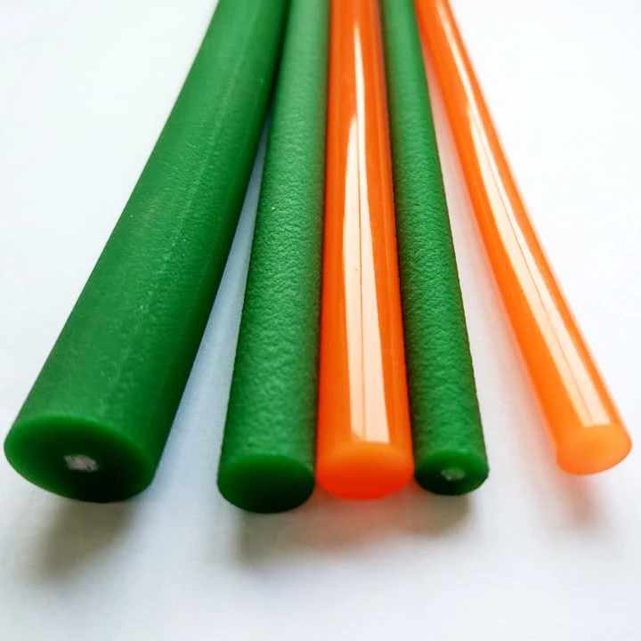 Manufacturer green color Polyurethane V-belt PU super grip belt for transmission