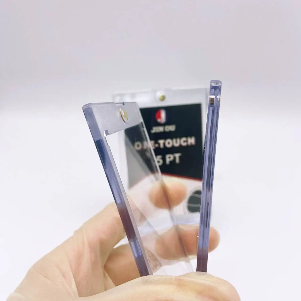 35pt Trading magnetic Card Magnetic case JO-OTCT-1 100% UV protective one touch  card holder