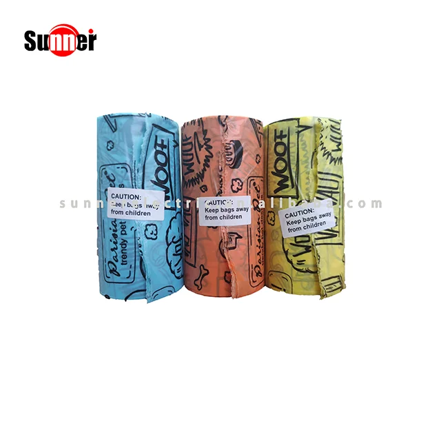 Wholesale Manufacturer Graffiti Style Dog Trash bags