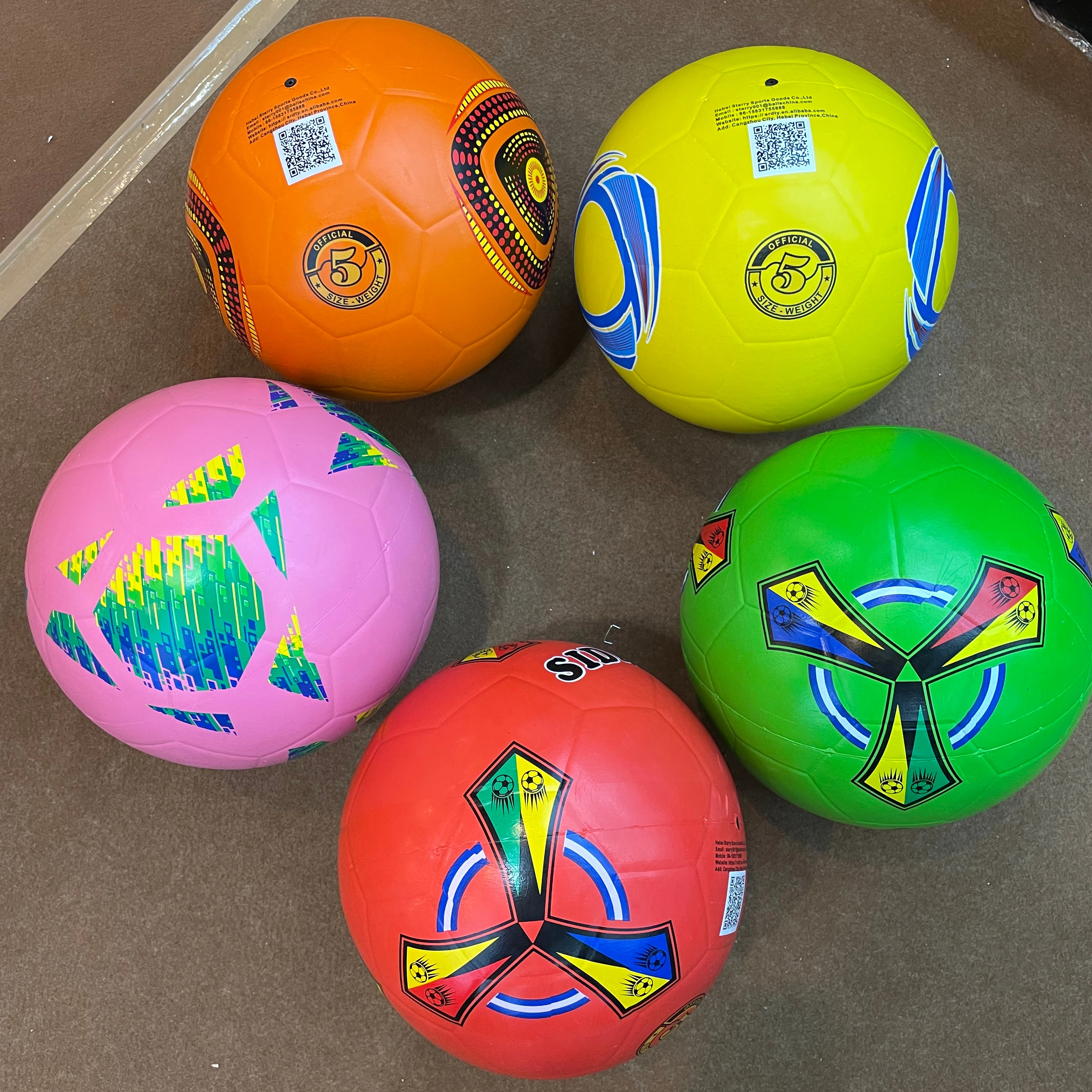 Manufacturer Cheap Soccer Buy Sports Rubber Soccer Balls Football Size 5 4 Custom Football Soccer Ball