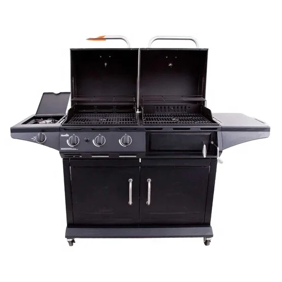 Уличный гранулированный гриль для барбекю, газовый и угольный гриль, комбинированный садовый уголь