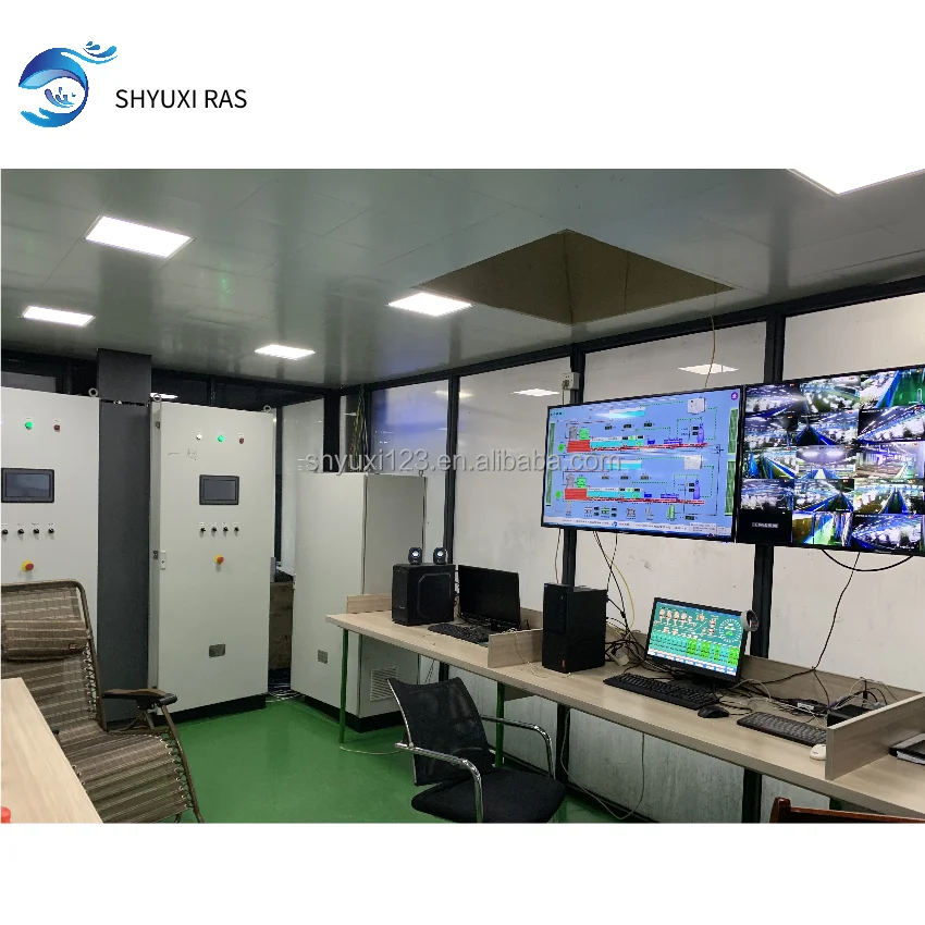 
SHYUXI RASIndoor circulating water breeding system water treatment machinery for indoor high density seawater prawn breeding 