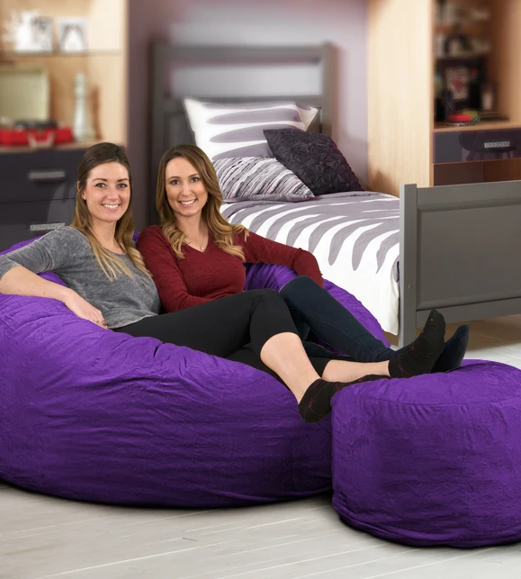 Soft memory cotton large beanbag cover living room giant game bean bag sofa chairs