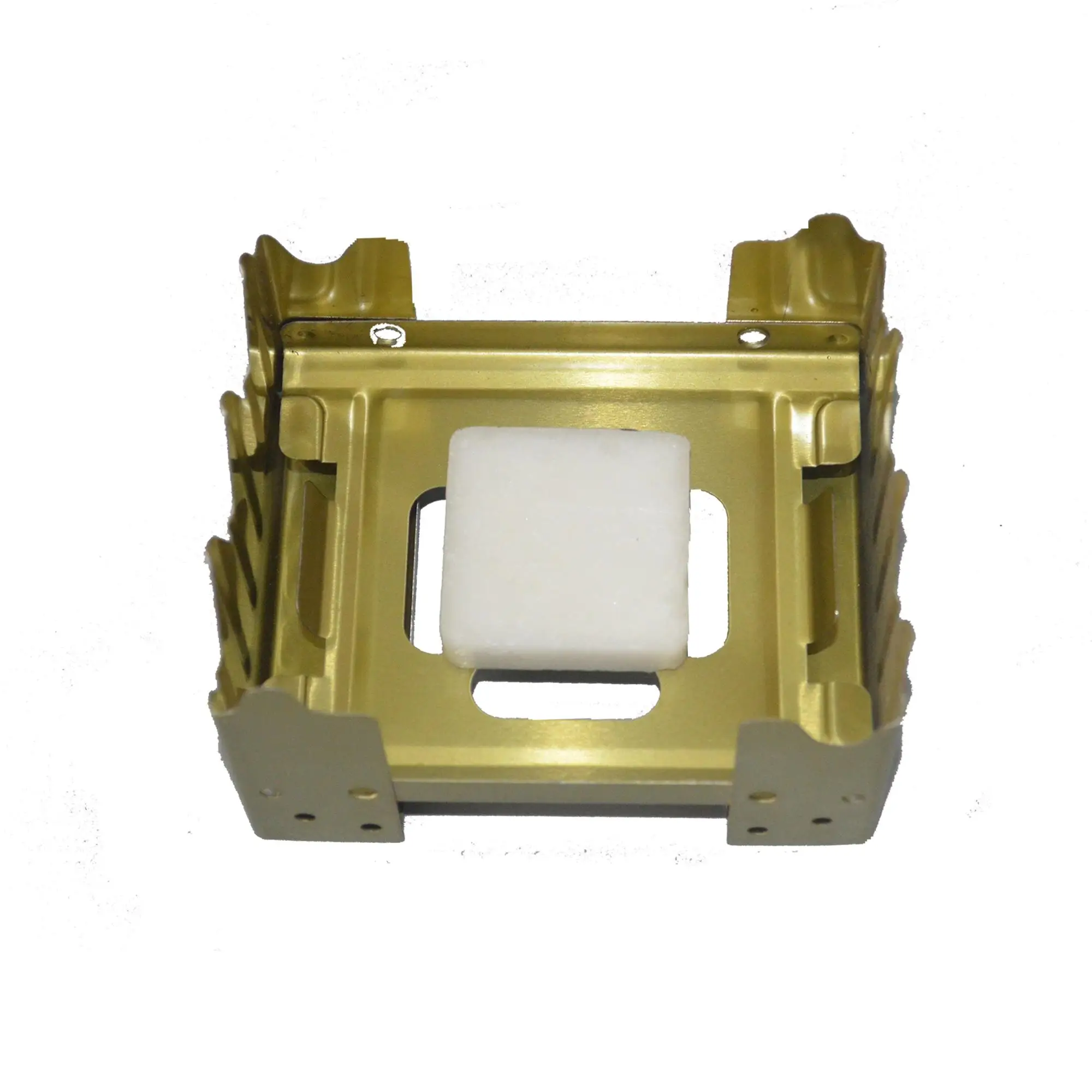 HQM02A HongQiang OEM Tinplate portable mini camping folding outdoor Malaysia Army Solid Fuel metal Stove