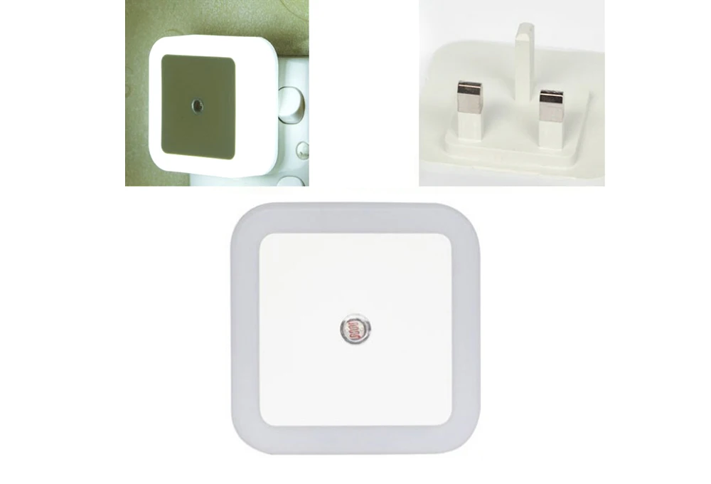 LED Night Light EU US UK Plug Novelty Mini Light Sensor Control Student Kids Living Room Bedroom Light