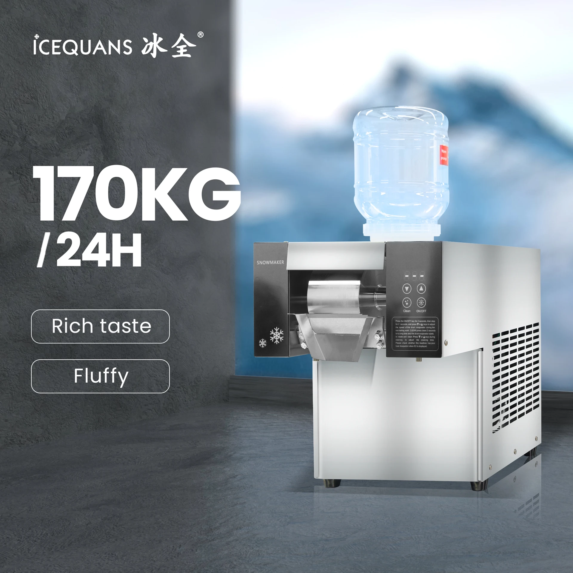 Mini Chocolate Milk Snow Ice Machine Commercial Restaurant Snowflake Ice Making Machine Multi-function Korean Bingsu Machine
