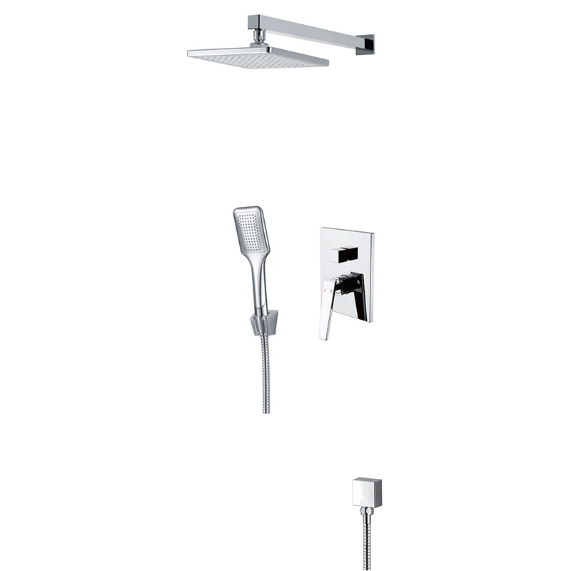 Two Funtion Bathroom Wall Mounted Brass Body Shower Set bath room shower set