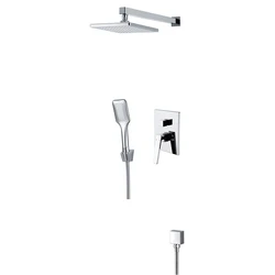 Two Funtion Bathroom Wall Mounted Brass Body Shower Set bath room shower set