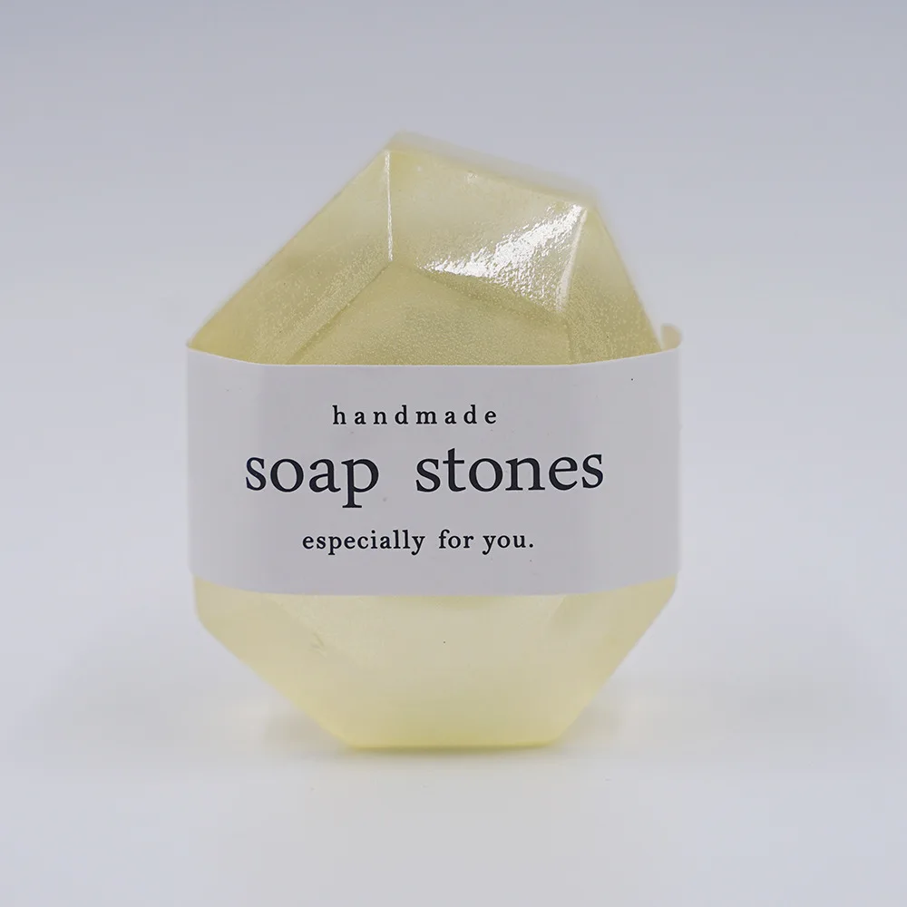 Best Selling Face whitening Skin Soap Body Skin Lightening 100% handmade Sea Salt Rose Natural &Organic Crystal Stone Bath Soap