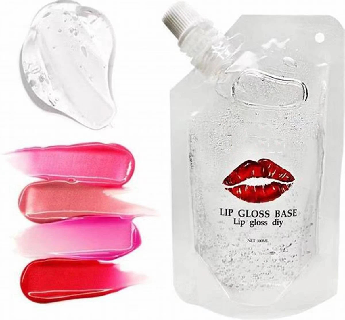 2022 Wholesale Vegan 100ml Glitter Lipgloss Base Cosmetic Nude Makeup Matte transparency Lip Gloss Base