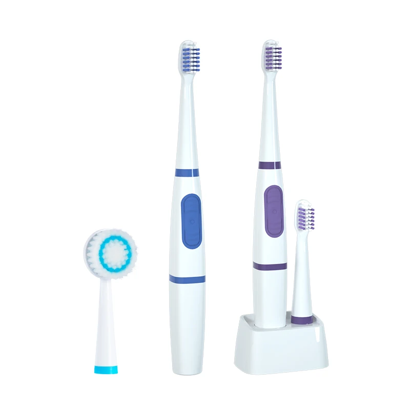 Battery Operated Sonic 18000 Vibration Electric Toothbrush Slim Sonic Electric Toothbrush