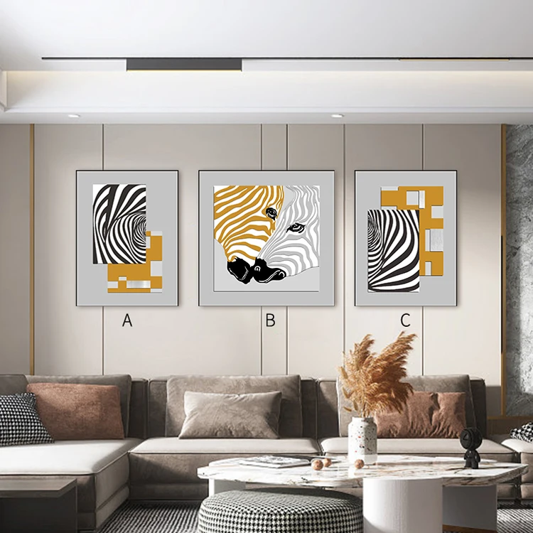 China Factory Price Wholesale Decorative 3D Abstract Art Landscape Wall Paintings Wood Carved Wall Art Black And White